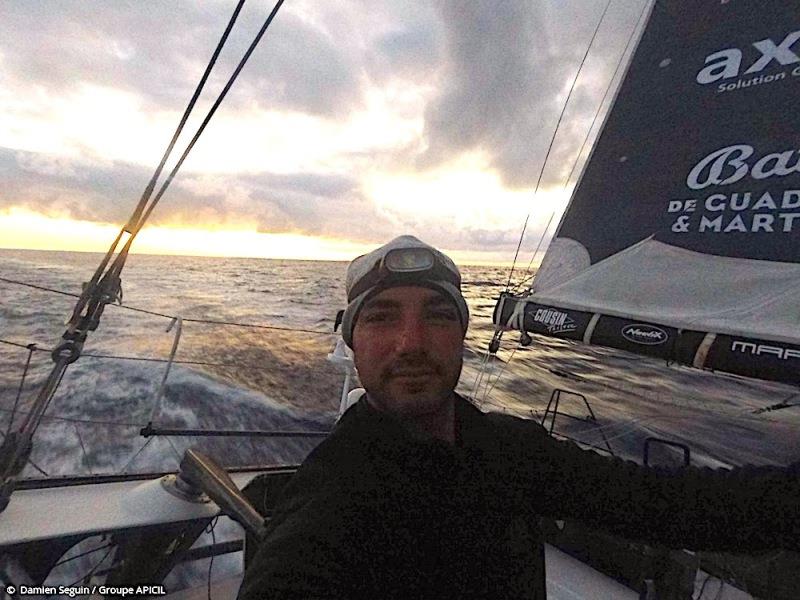 Onboard Groupe APICIL photo copyright Damien Seguin / Groupe APICIL taken at  and featuring the IMOCA class