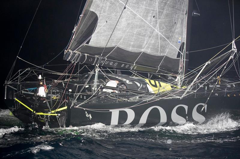 Alex Thomson - Hugo Boss - Images after terrain closure on Guadeloupe Island - photo © Alex Thomson Racing