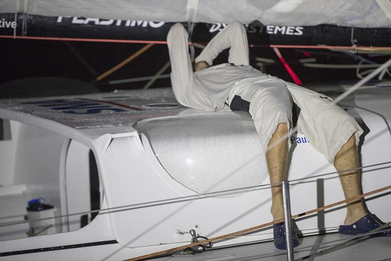 The biggest career win for French solo skipper, Paul Meilhat - 2018 Route du Rhum-Destination Guadeloupe photo copyright Alexis Courcoux taken at  and featuring the IMOCA class