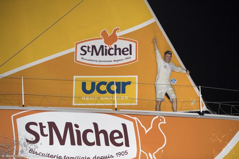 Yann Eliès (UCAR-StMichel) - 2018 Route du Rhum-Destination Guadeloupe photo copyright IMOC taken at  and featuring the IMOCA class