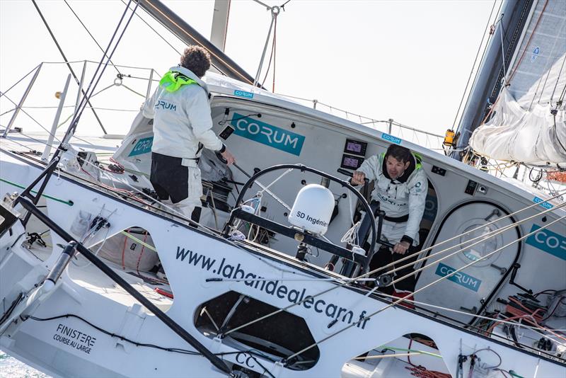 Nicolas Troussel teams up with Jean Le Cam in the Transat Jacques Vabre - photo © Pierre Bouras / CORUM LÉpargne