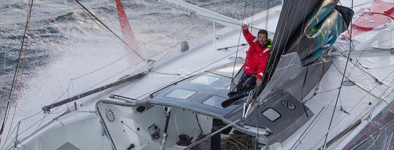 Boris Herrmann, skipper of IMOCA Malizia photo copyright Jean-Marie LIOT taken at Yacht Club de Monaco and featuring the IMOCA class