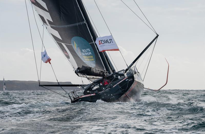 The current thinking in foil design is apparent in this  IMOCA 60 class from VPLP photo copyright Austin Wong / Atlant taken at  and featuring the IMOCA class