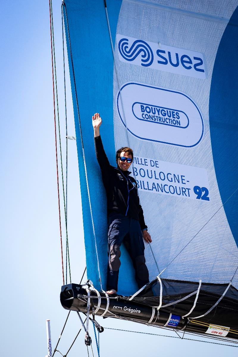 Bermudes 1000 Race Douarnenez-Brest photo copyright David Branigan / Oceansport taken at  and featuring the IMOCA class