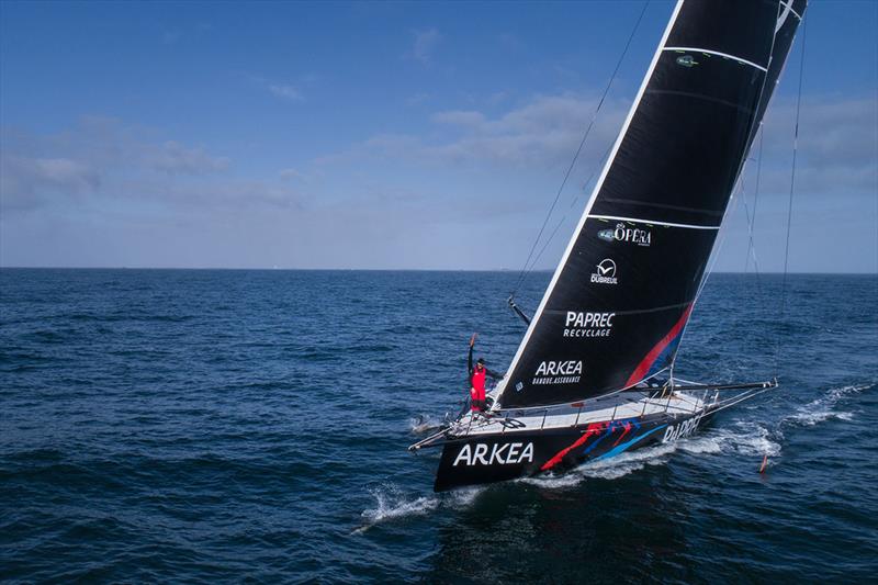 Bermudes 1000 Race - Sébastien Simon sur Arkéa-Paprec photo copyright Yann Riou taken at  and featuring the IMOCA class