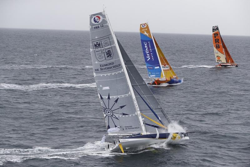 IMOCA start in The Transat 2016 photo copyright Lloyd Images taken at  and featuring the IMOCA class