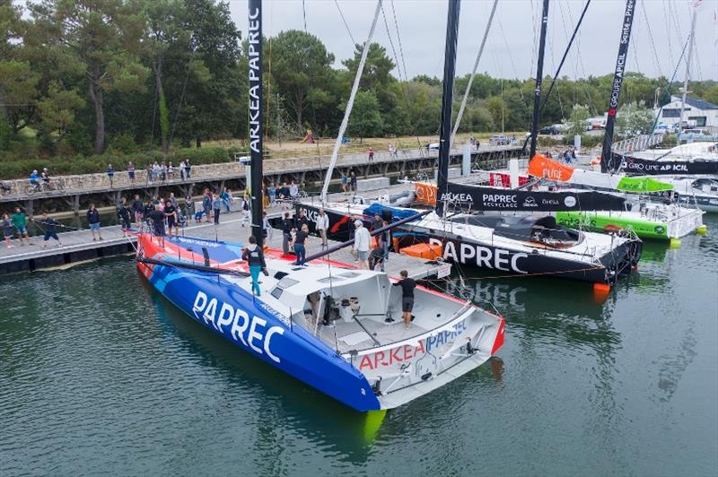 Arkea-Paprec, second new-generation IMOCA to be launched photo copyright Fabienne Morin taken at  and featuring the IMOCA class