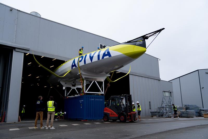 Apivia launch in Lorient, France, August 2019 photo copyright Maxime Horlaville taken at  and featuring the IMOCA class