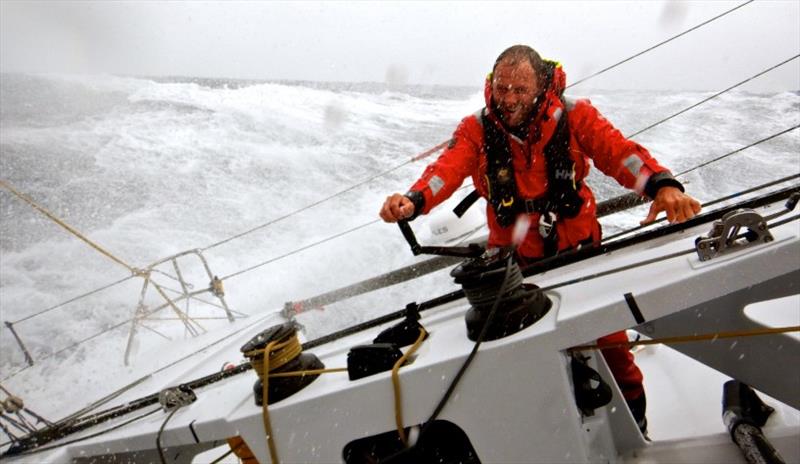 Strong wind in the Irish Sea - The Rolex Fastnet Race gave the team an insight into what the Ocean Race will be like photo copyright OTG taken at Royal Ocean Racing Club and featuring the IMOCA class