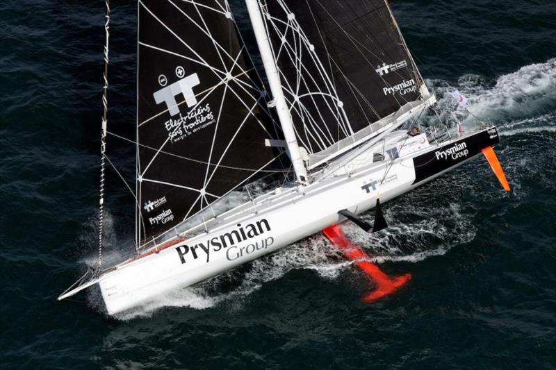 Giancarlo Pedote et Anthony Marchand / Prysmian Group photo copyright François Van Malleghem taken at  and featuring the IMOCA class