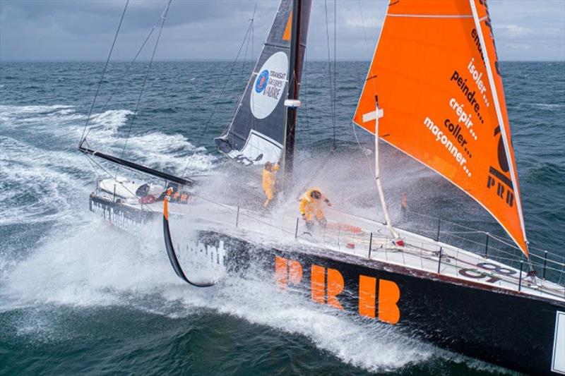 Kevin Escoffier & Nicolas Lunven / PRB photo copyright Team PRB taken at  and featuring the IMOCA class