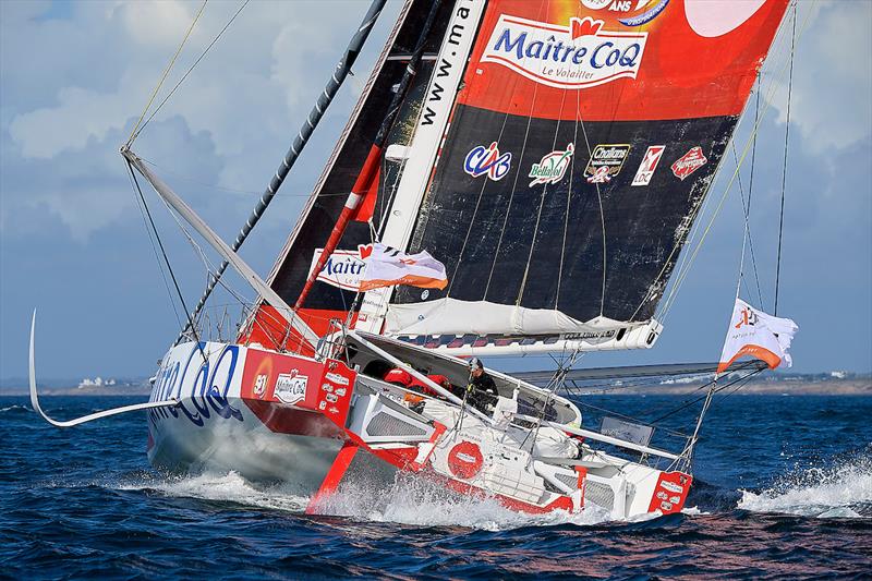 Maître CoQ photo copyright Yvan Zedda taken at  and featuring the IMOCA class