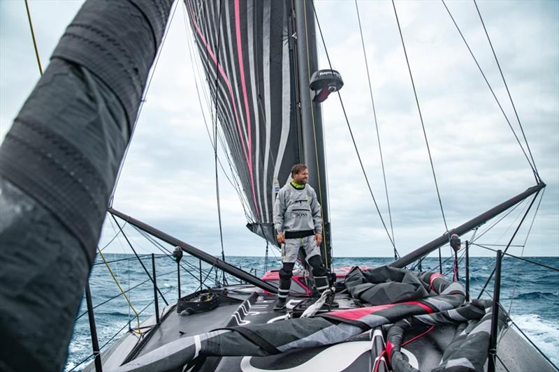 Alex Thomson aboard Hugo Boss - Transat Jacques Vabre - photo © Lloyd Images / Alex Thomson Racing