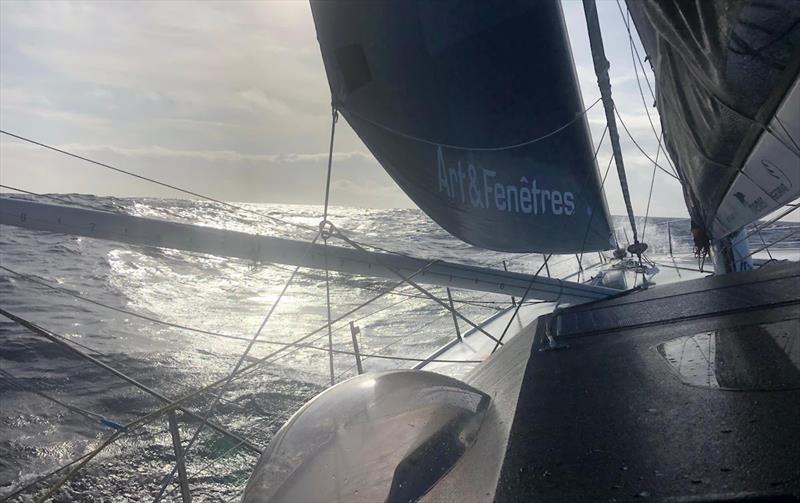 Newrest - Art & Fenêtres - Transat Jacques Vabre 2019 photo copyright Leyton taken at  and featuring the IMOCA class