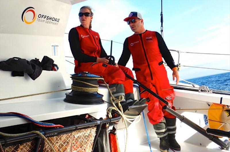 Annie Lush and Robert Stanjek photo copyright Offshore Team Germany taken at  and featuring the IMOCA class