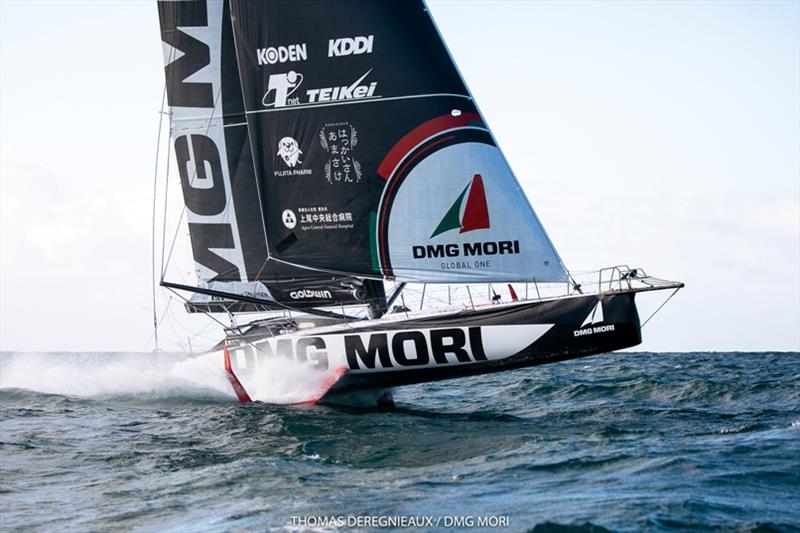 Kojiro Shiraishi - Dmg Mori Global One - IMOCA © Thomas Deregnieaux