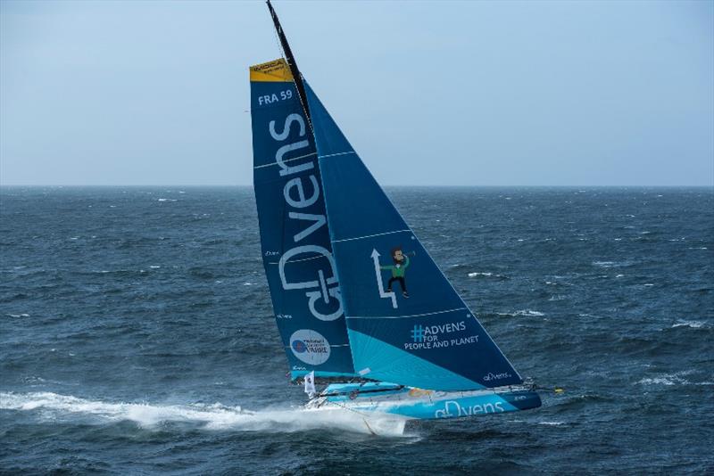 Thomas Ruyant – Advens for Cybersecurity photo copyright Pierre Bouras / Advens taken at  and featuring the IMOCA class