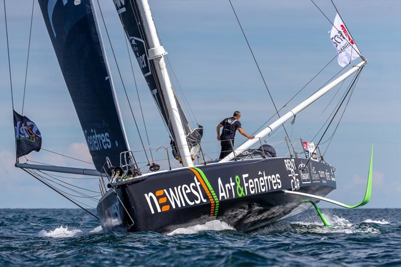 Fabrice Amedeo (Newrest - Art & Fenêtres) photo copyright Jean-Marie Liot taken at  and featuring the IMOCA class