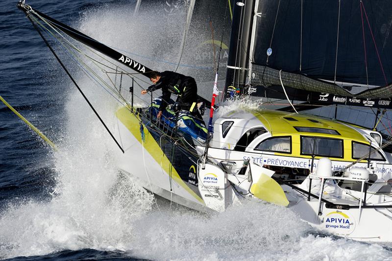 Apivia / Charlie Dalin photo copyright François Van Malleghem / IMOCA taken at  and featuring the IMOCA class