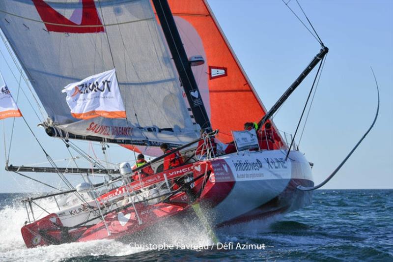 Le Défi Azimut photo copyright Christophe Favreau / Défi Azimut taken at  and featuring the IMOCA class