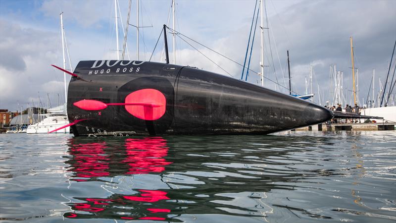 Hugo Boss IMOCA60 complete final check before heading for the start of the 2020 Vendee Globe Race photo copyright Alex Thomson Racing taken at  and featuring the IMOCA class