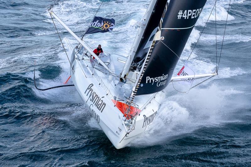 Giancarlo Pedote and Prysmian Group photo copyright Jean-Marie Liot taken at  and featuring the IMOCA class