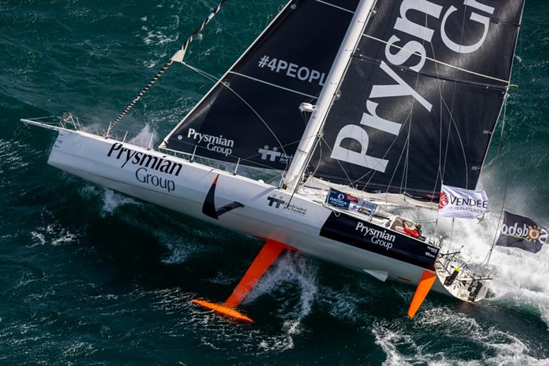 Giancarlo Pedote and Prysmian Group photo copyright Jean-Marie Liot taken at  and featuring the IMOCA class