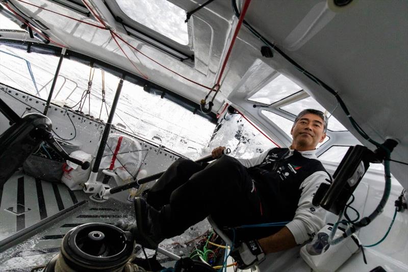 Kojiro Shiraishi aboard DMG MORY – Vendee Globe photo copyright Team DMG MORY taken at  and featuring the IMOCA class