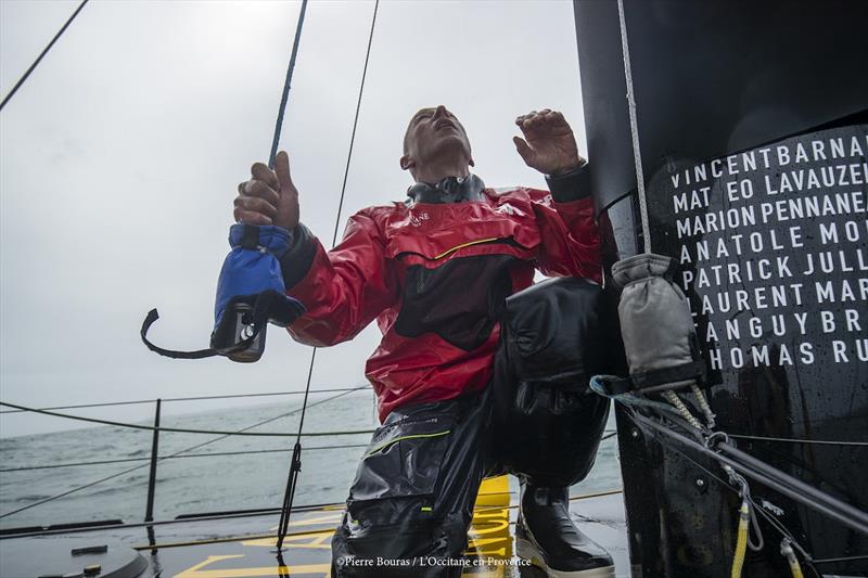 Armel Tripon on board L'Occitane en Provence - Vendée Globe photo copyright Pierre Bouras taken at  and featuring the IMOCA class