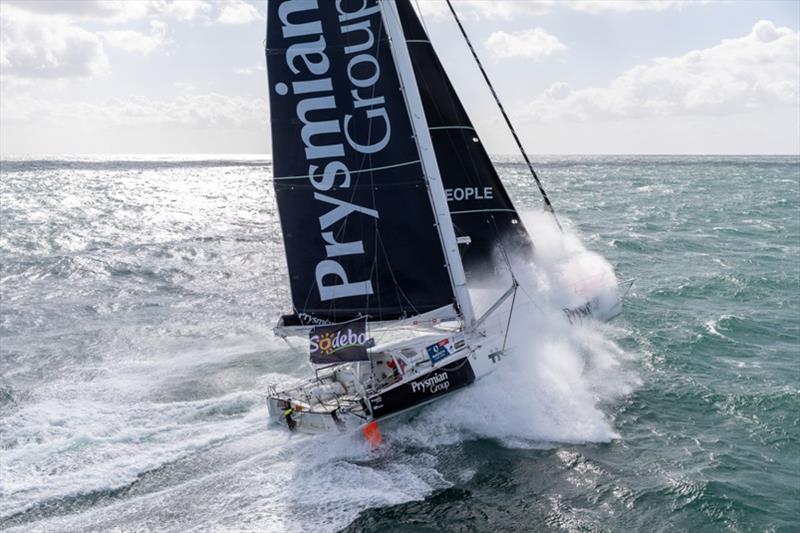 Giancarlo Pedote, Prysmian Group - Vendée Globe photo copyright Jean-Marie Liot taken at  and featuring the IMOCA class