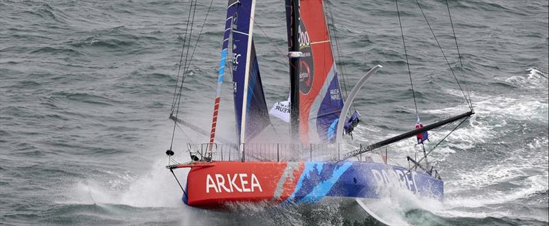 Sebastien Simon Arkea Paprec - Vendée Globe photo copyright Yvan Zedda / Alea / VG 2020 taken at  and featuring the IMOCA class