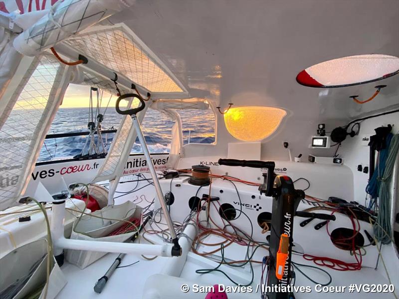 IMOCA Initiatives Coeur, skipper Sam Davies(GBR),  Vendee Globe, December 5, 2020. - photo © Sam Davies, Initiatives Coeur