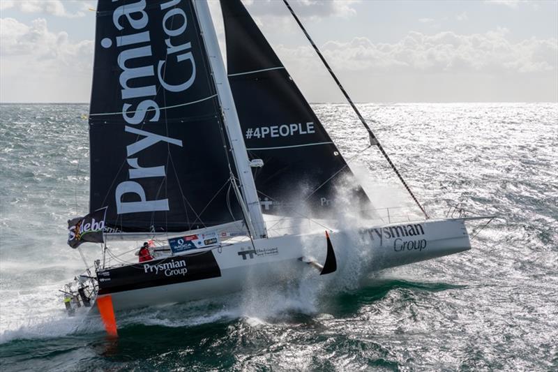 Giancarlo Pedote, Prysmian Group - Vendée Globe photo copyright Jean-Marie Liot taken at  and featuring the IMOCA class