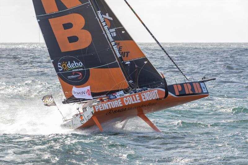 Kevin Escoffier's IMOCA PRB - photo © Jean-Marie Liot