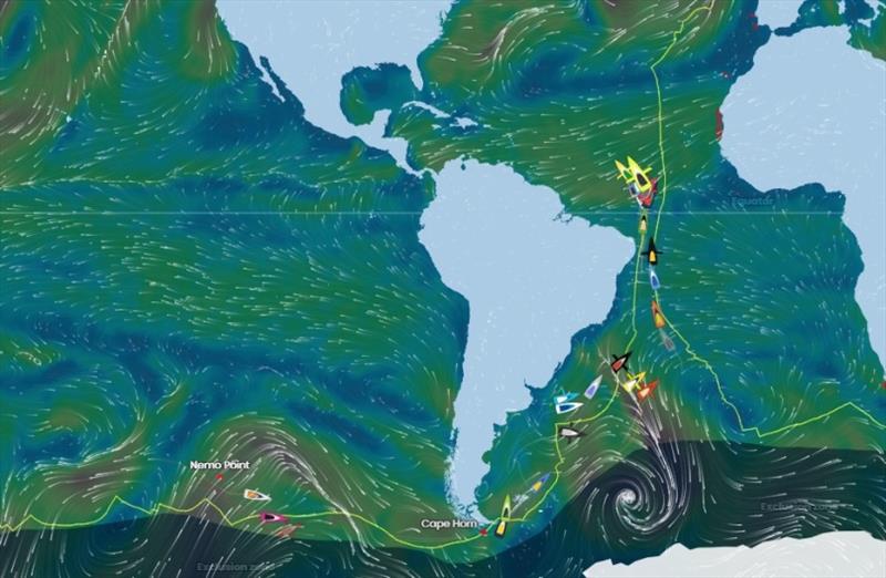 Vendée Globe Position Report 17H00 UTC 18/01/2021 - photo © Vendée Globe