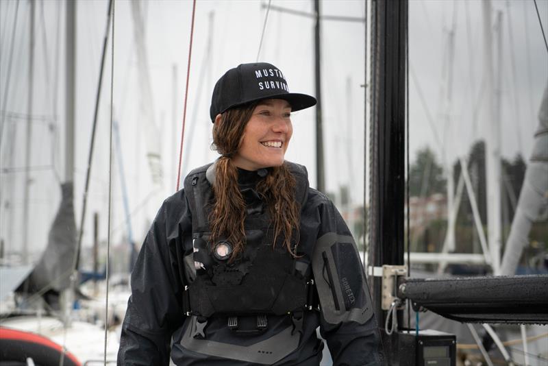 Emily Nagel has helped Mustang Surval design their new Women's Collection, which launches on March 17, 2021 photo copyright Image courtesy of Mustang Survval/Ronan Gunn taken at Royal Bermuda Yacht Club and featuring the IMOCA class