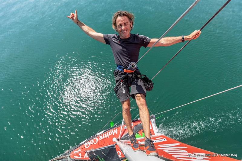 Yannick Bestaven - Maître CoQ photo copyright Jean-Marie Liot / Maître CoQ taken at  and featuring the IMOCA class