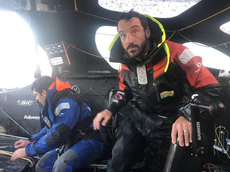 On Board Bureau Vallee. The Ocean Race Europe. Leg 1 from Lorient, France, to Cascais, Portugal photo copyright Bureau Vallee / The Ocean Race taken at  and featuring the IMOCA class