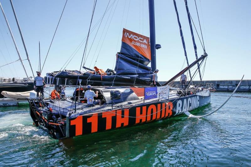 11th Hour Racing Team restarts Leg 2 of The Ocean Race Europe photo copyright Sailing Energy / The Ocean Race taken at  and featuring the IMOCA class