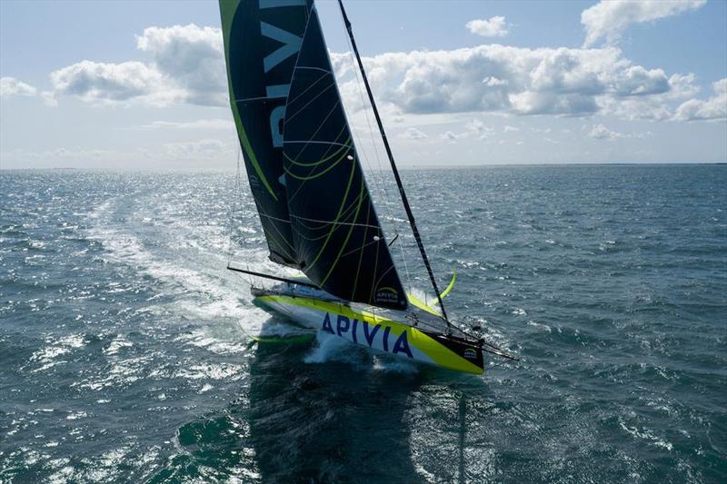 Charlie Dalin, second in the last Vendée Globe aboard Apivia, is competing in the Rolex Fastnet Race - photo © Maxime Horlaville / Disobey / Apivia