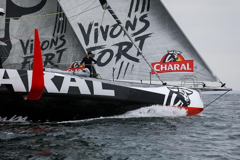 Jérémie Beyou and Chris Pratt on board Charal return to the Rolex Fastnet Race as the defending champions in the IMOCA class photo copyright François Van Meleghem / Défi Azimut taken at Royal Ocean Racing Club and featuring the IMOCA class