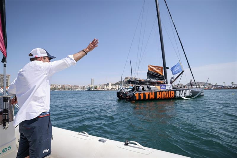 Start of the Leg 3 of The Ocean Race Europe, from Alicante, Spain, to Genoa, Italy photo copyright Sailing Energy / The Ocean Race taken at  and featuring the IMOCA class