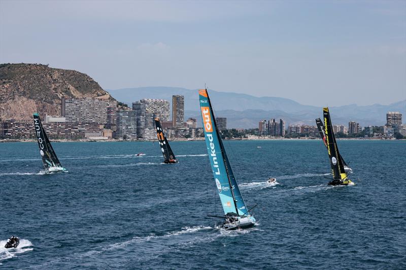 Start of the Third Leg of The Ocean Race Europe, from Alicante, Spain, to Genoa, Italy. photo copyright Sailing Energy / The Ocean Race taken at  and featuring the IMOCA class