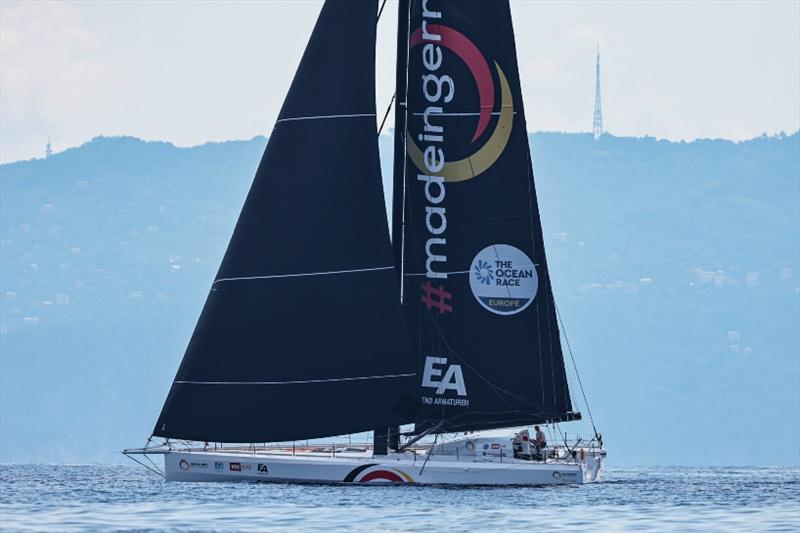 The finish of Leg 3 of The Ocean Race Europe from Alicante, Spain into Genova, Italy photo copyright Sailing Energy / The Ocean Race taken at  and featuring the IMOCA class