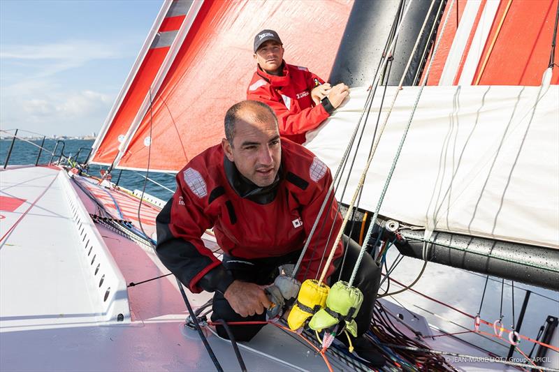 Défi Azimut photo copyright Jean-Marie Liot / Groupe APICIL taken at  and featuring the IMOCA class