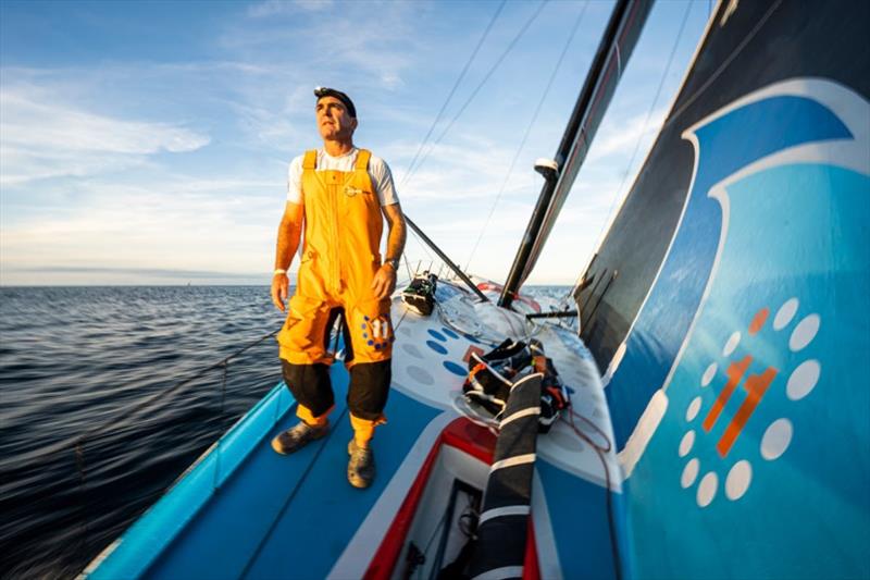 11th Hour Racing Team at Le Défi Azimut photo copyright Amory Ross / 11th Hour Racing taken at  and featuring the IMOCA class