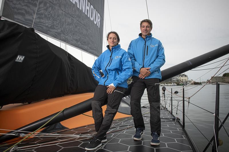 Simon Fisher (GBR) and Justine Mettraux (SUI) will co-skipper 11th Hour Racing Team's 60-foot IMOCA Alaka'i in the Transat Jacques Vabre as a part of the Team's two-boat racing program in 2021 photo copyright Vincent Curutchet / 11th Hour Racing taken at  and featuring the IMOCA class