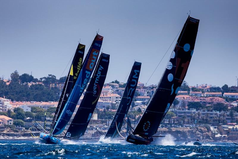 Racing in the Mirpuri Foundation Sailing Trophy, the first coastal race of The Ocean Race Europe photo copyright Sailing Energy / The Ocean Race taken at  and featuring the IMOCA class