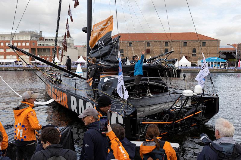 11th Hour Racing Team's two race boats set off on the Transat Jacques Vabre - photo © Jean-Marie Liot / Alea