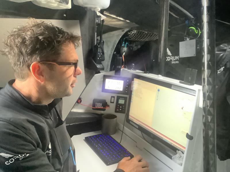 Nicolas Troussel on board CORUM L'Epargne during the Transat Jacques Vabre - photo © CORUM L'Epargne